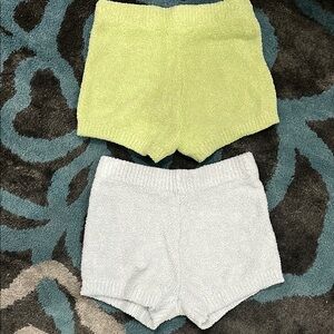 Cozy Shorts bundle in Green and Blue ✨sold✨